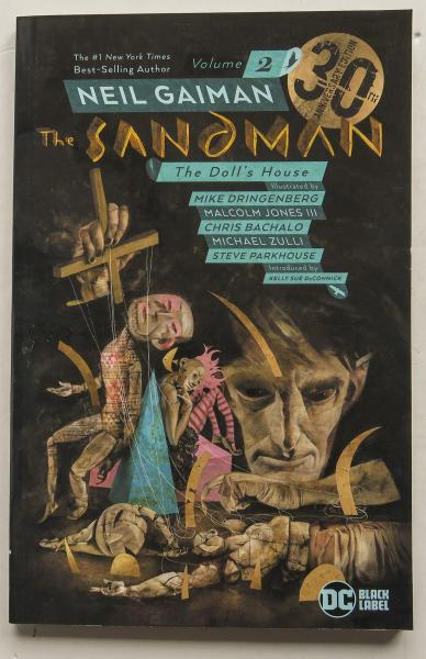 The Sandman Vol. 2 The Doll's House Neil Gaiman DC Black Label Graphic Novel Comic Book