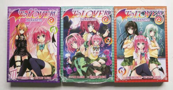 To Love Ru Darkness Vol. 1 2 & 3 Ghost Ship Seven Seas Manga Book Lot
