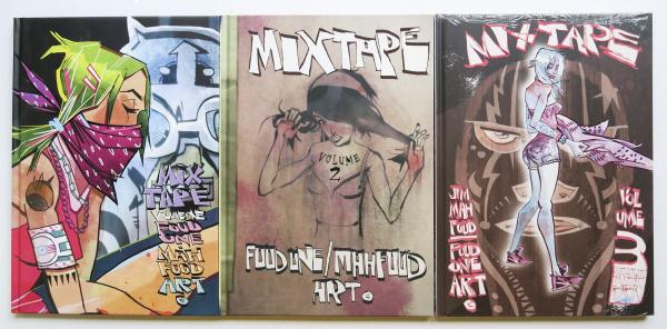 Mixtape Vol. 1 2 & 3 Food One Mahfood Art Image Art Book Lot