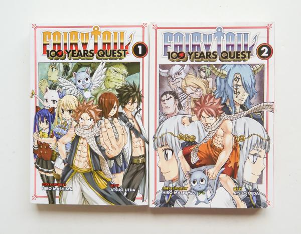 Fairy Tail 100 Year Quest Vol. 1 & 2 Atsuo Ueda Hiro Mashima KC Kodansha Comics Manga Book Lot