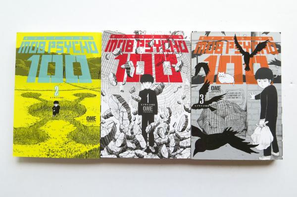 Mob Psycho 100 Vol. 1 2 & 3 One Presents Dark Horse Manga Book Lot