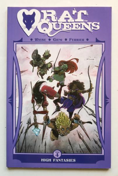 Rat Queens Vol. 4 High Fantasies Image Shadowline Graphic Novel Comic Book