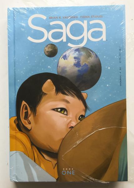 Saga Book One 1 Vaughan Staples Image Graphic Novel Comic Book