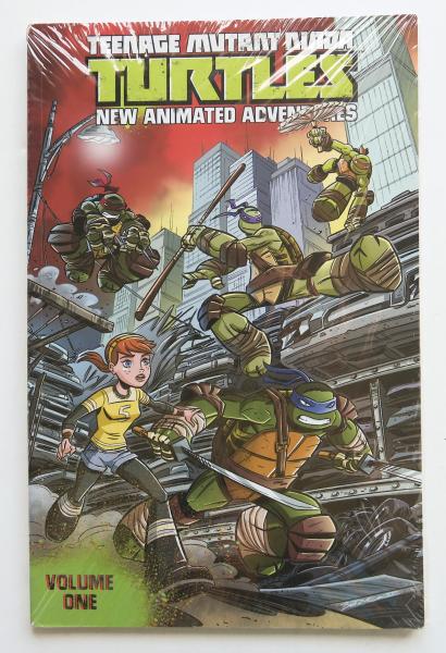 Teenage Mutant Ninja Turtles New Animated Adventures Vol. 1 IDW Graphic Novel Comic Book