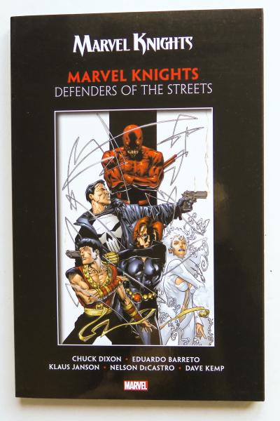 Marvel Knights Defenders of the Streets Graphic Novel Comic Book