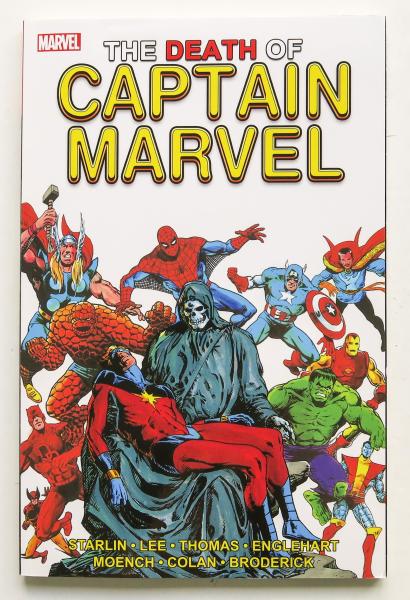 The Death of Captain Marvel Graphic Novel Comic Book