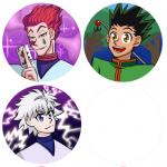 Hunter x Hunter Buttons