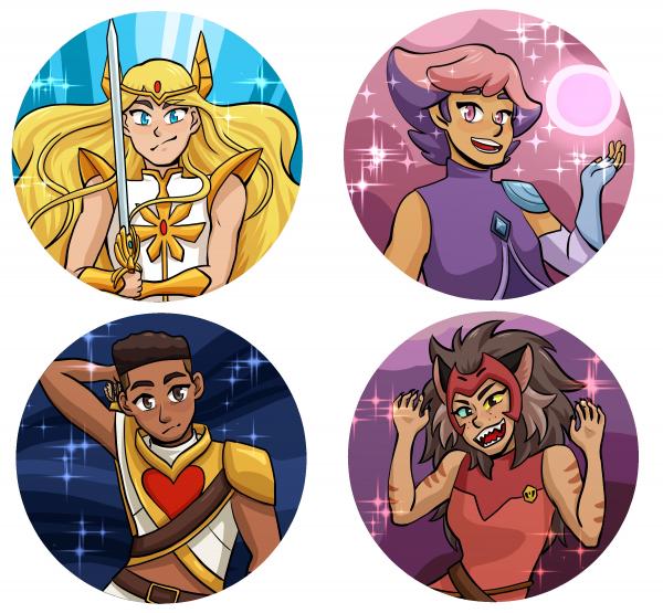 She-Ra Buttons