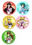 Sailor Moon Buttons