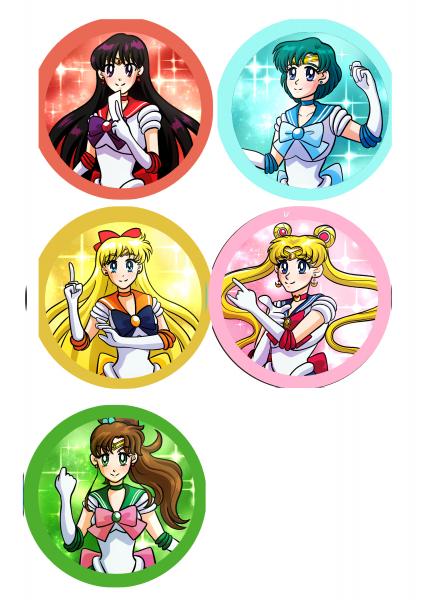 Sailor Moon Buttons picture
