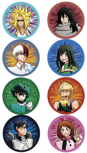 My Hero Academia Buttons picture