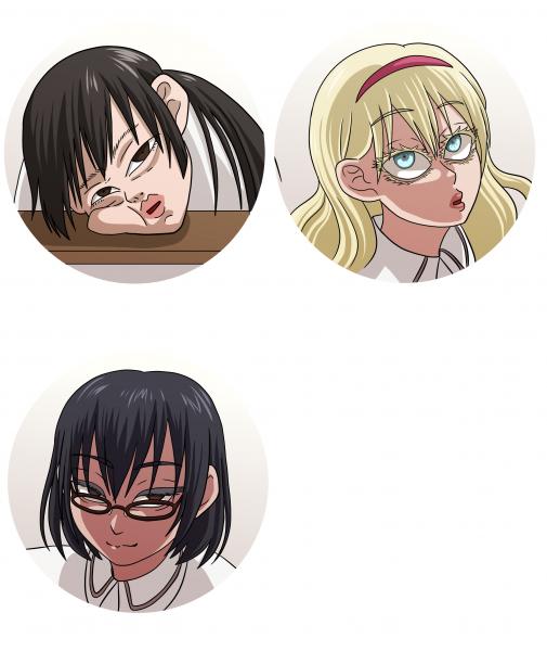 Asobi Asobase Buttons