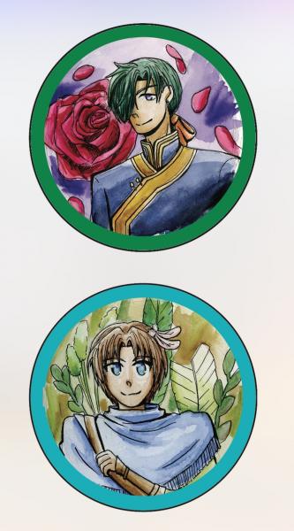 Akatsuki no Yona Buttons picture