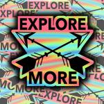 Explore More Holographic Sticker