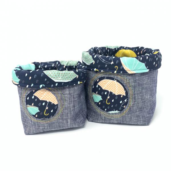 Peek-a-Boo Fabric Storage Bin