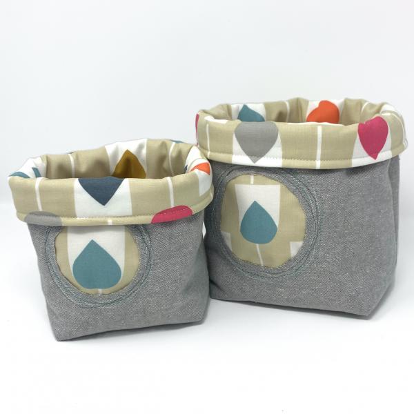 Peek-a-Boo Fabric Storage Bin