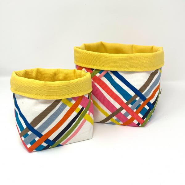 Reversible Fabric Storage Bin