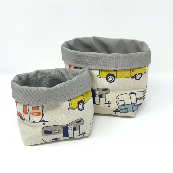 Reversible Fabric Storage Bin