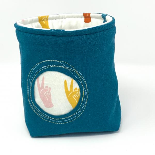 Peek-a-Boo Fabric Storage Bin picture