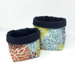 Reversible Fabric Storage Bin