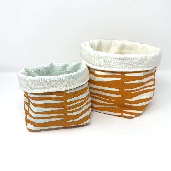 Reversible Fabric Storage Bin