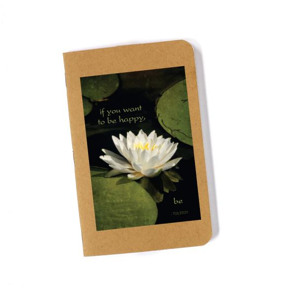 Recycled Journal - Waterlily picture