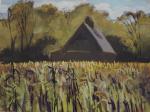 Fall Cornfield with Barn