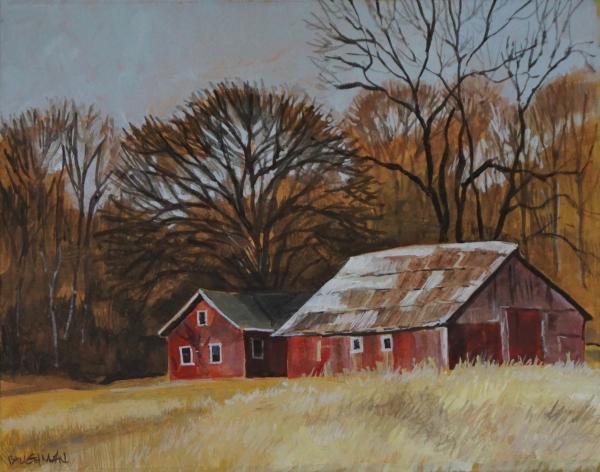 Red Barns near Cantril picture