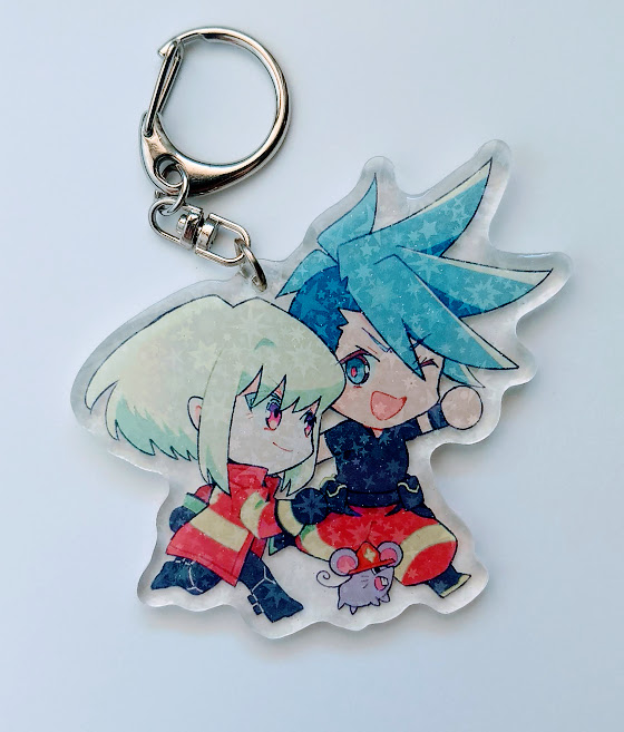 Galo & Lio [Burning Rescue Team! V2] 3" Holographic Acrylic Charm picture