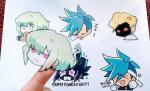 Galo, Lio & Kray A5 Sticker Sheet