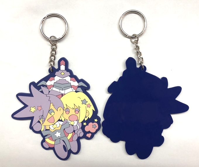 Galo & Lio 4" Starry Rubber Keychain picture