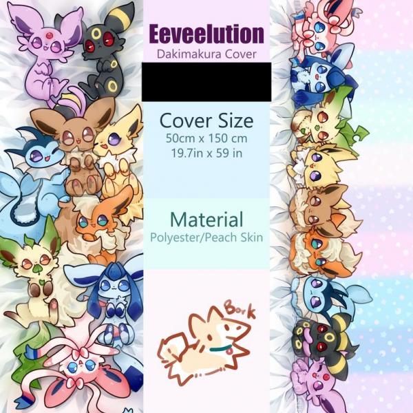 Eeveelution Dakimakura Cover picture