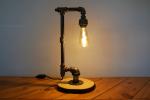 Wood Slice Base Lamp