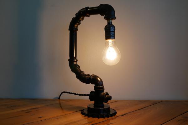 Industrial Sprocket Lamp