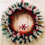 Peppermint Wreath