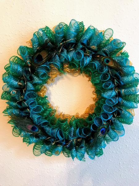 Peacock Wreath