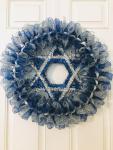 Star of David Hanukkah Wreath
