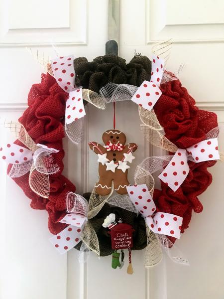 Chef Gingerbread Wreath