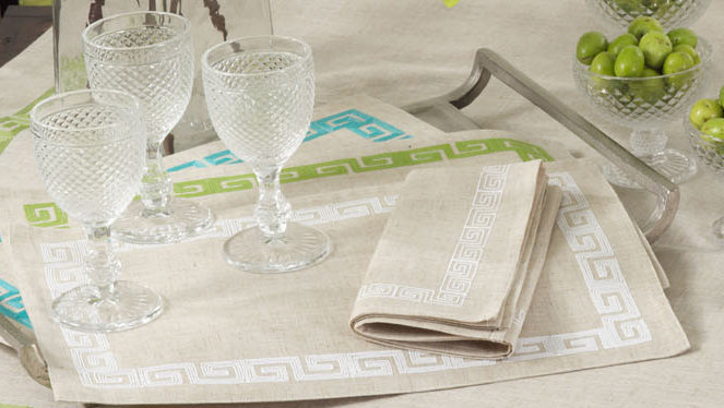 Monogram S/6 Dinner Napkin Set picture