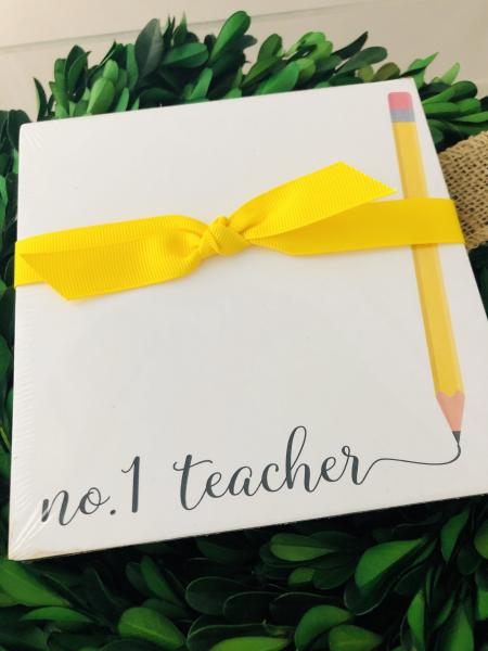 Everyday | Luxe Notepad | No. 1 Teacher picture