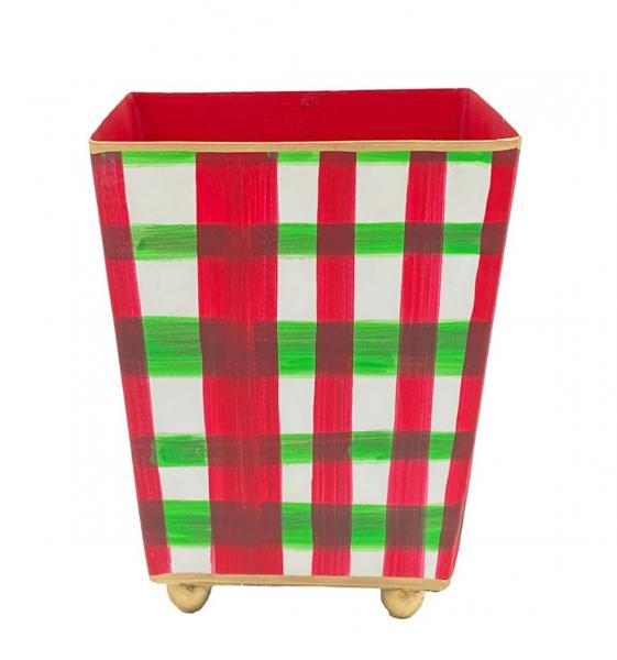 Holiday Plaid Cachepot picture