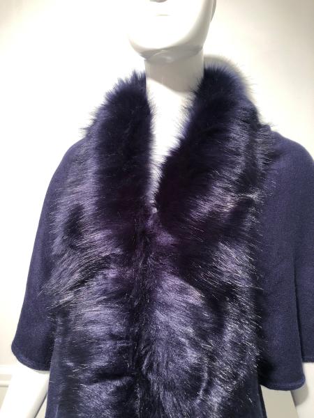 Faux Fur wrap,cape | Luxurious straight cut faux fur collar | Step out in style! picture