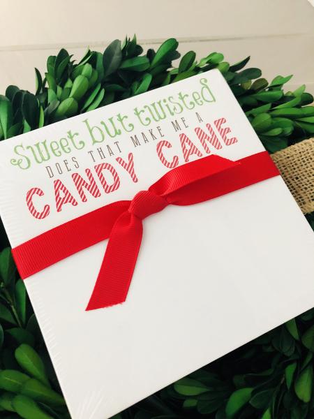 Holiday | Luxe Notepad | Sweet But Twisted Candy Cane picture