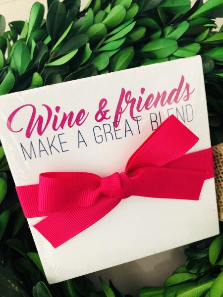 Everyday | Mini Luxe Notepad | Wine and Friends Make a Great Blend picture