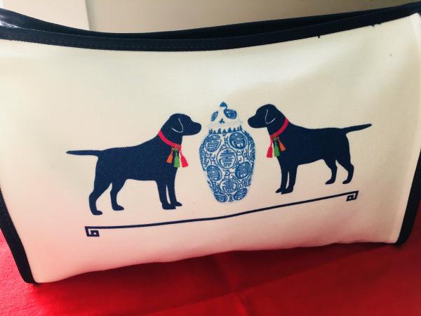 Monogram Tassel Dog Cosmetic Tote picture