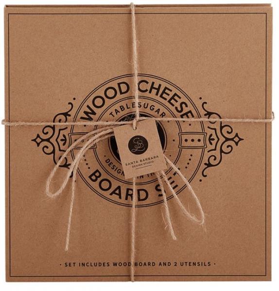 Gourmet Wood Cheese Board Set picture