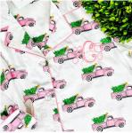 Pink Truck Christmas Tree Nightshirt