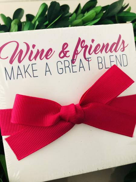 Everyday | Mini Luxe Notepad | Wine and Friends Make a Great Blend picture