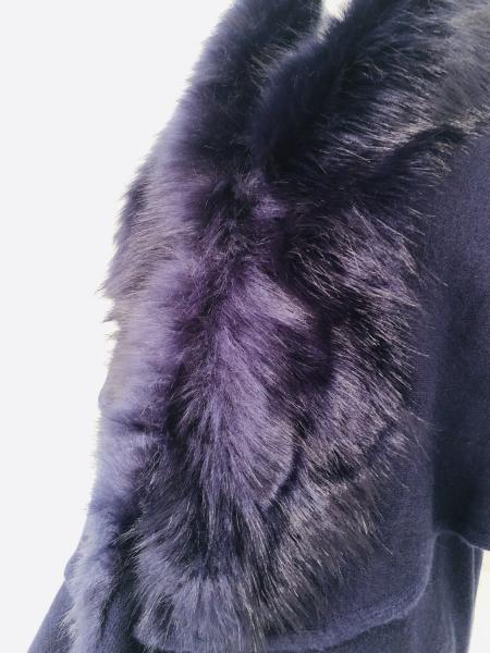 Faux Fur wrap,cape | Luxurious straight cut faux fur collar | Step out in style! picture