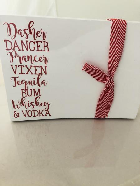 Holiday | Slab Notepad | Dasher Dancer Prancer Vixen picture